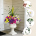 INXUGAO Artificial Flowers for Outdoors Fake Plants Outside, 12 Bundles Silk Morning Glory with Eucalyptus + Orchid Leaf UV Resistant Realistic Faux Flowers for Porch Planter Garden Patio (Mix Color) INXUGAO Artificial Flowers for Outdoors Fake Plants Outside, 12 Bundles Silk Morning Glory with Eucalyptus + Orchid Leaf UV Resistant Realistic Faux Flowers for Porch Planter Garden Patio (Mix Color)