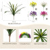 INXUGAO Artificial Flowers for Outdoors Fake Plants Outside, 12 Bundles Silk Morning Glory with Eucalyptus + Orchid Leaf UV Resistant Realistic Faux Flowers for Porch Planter Garden Patio (Mix Color) INXUGAO Artificial Flowers for Outdoors Fake Plants Outside, 12 Bundles Silk Morning Glory with Eucalyptus + Orchid Leaf UV Resistant Realistic Faux Flowers for Porch Planter Garden Patio (Mix Color)